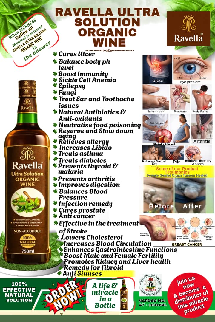 RAVELA ULTRA SOLUTION ORGANIC WINE.