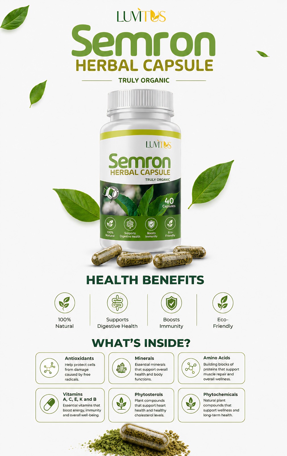 SERMON LUVITUS CAPSULE  (NAFDAC REG: A7- 102656L)